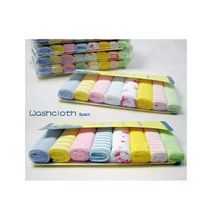 Fashion 8 Multicolor Assorted Infant Newborn Bath Towel Washcloth